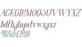 Valkyrie Bold Condensed Italic