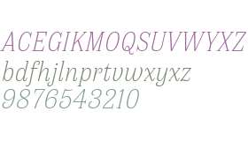 Antica Extra Light Italic
