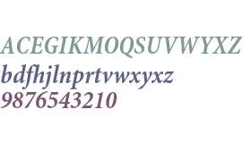 Minion Bold Condensed Italic