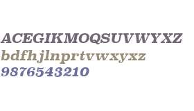 Superclarendon Rg Bold Italic V1