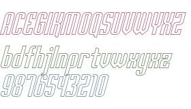 Palisoc Hollow Italic