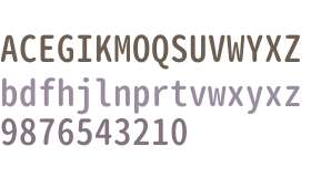 Gen Jyuu Gothic X Monospace Medium