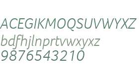 Foco W07 Light Italic