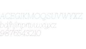 Prumo Text W00 Hairline Italic