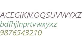 Foundry Sans W08 Normal Italic