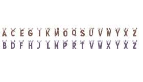 reindeer-christmas-font