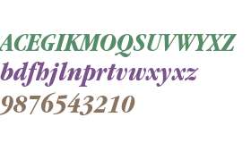 ITC Garamond LT Bold Condensed Italic