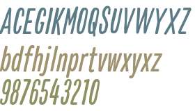 Colby Compressed Regular Italic