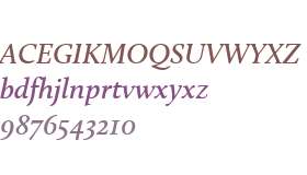 Calluna W01 Semibold Italic