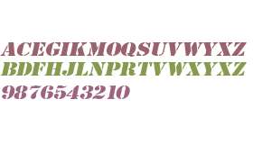 GI StencilExtended  Italic