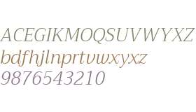 Trirong Light Italic