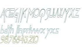 TabletHollowCondensed  Italic