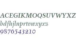 Tyfa ITC W04 Medium Italic