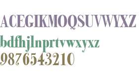 Bodoni Classic W01 Cond Bold