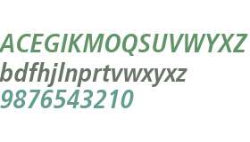 Frutiger Std 68 Bold Condensed Italic