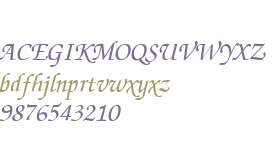 ZurichCalligraphic Italic V2