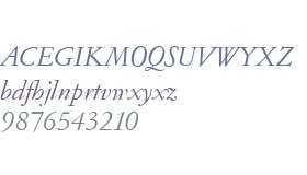 GaramondNo4TLig Italic