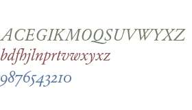 Garamond BE Italic Oldstyle Figures