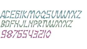 SF Wasabi Condensed Bold Italic V1 V2