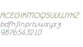 Galexica W00 Italic