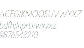 Sarmady Thin Compressed Italic