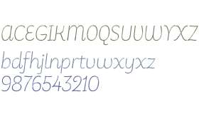 Consuelo W00 Rough Italic