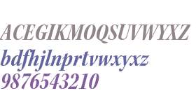 Kepler Std Bold Condensed Italic Subhead
