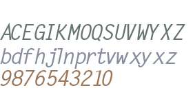 Microfine SSi Bold Italic