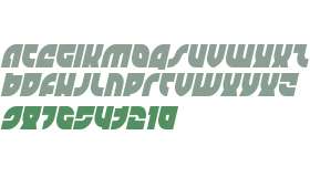 TK-421 Condensed Italic