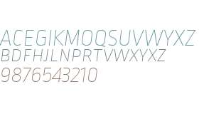 Ropa Sans SC W01 Thin Italic