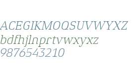 Xenois Serif W04 Light Italic