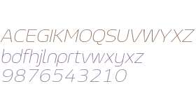 LT Wave Text Thin Italic