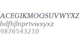 Diverda Serif W01 Italic