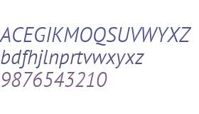 PT Sans W01 Light Italic