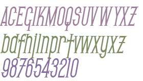 SF Gothican Condensed Bold Oblique V1