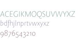 Rowton Sans FY W01 Thin Italic