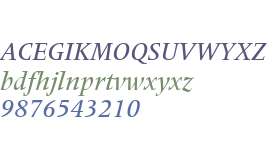 Frutiger Serif LT W02 Medium It