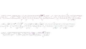 Snubfighter Outline Italic