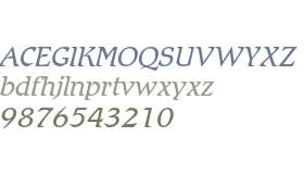 Romic W03 Light Italic