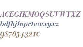 Bodoni Classic W01 Bold Italic