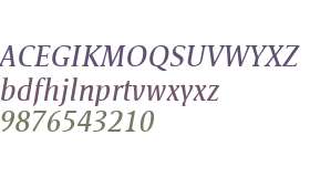 Satero Serif LT W01 Italic
