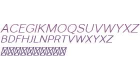 Monocole Free Semi Bold Italic