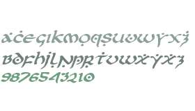 First Order Expanded Italic