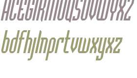 Flintstone Condensed Italic