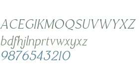 Mondia Thin Italic