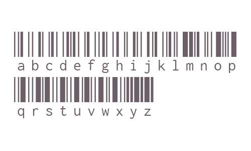 Barcode 128 ttf