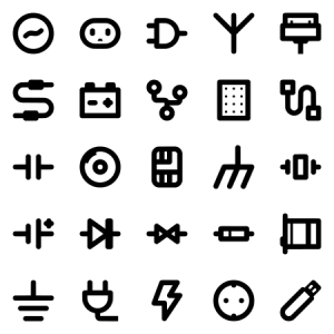 Tech Hardware Tiny Icons 
