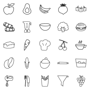 Food Doodle Lines Vol 