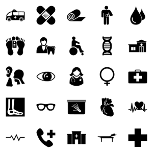 Medical Glyph Black 