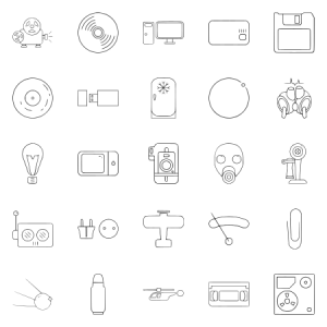 Line Icon Set 